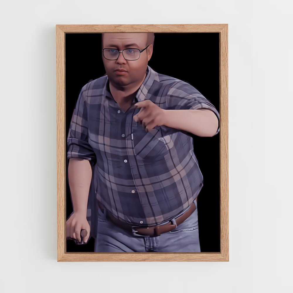 Poster Lester crest – affiche GTA V (vue 4)